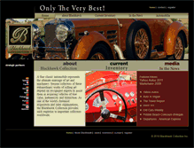 Tablet Screenshot of blackhawkcollection.com